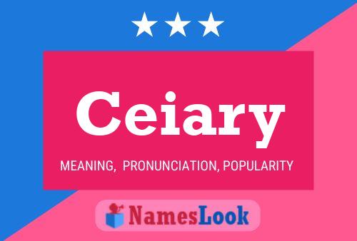 Ceiary Name Poster