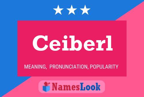 Ceiberl Name Poster