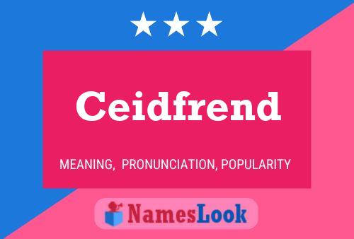 Ceidfrend Name Poster