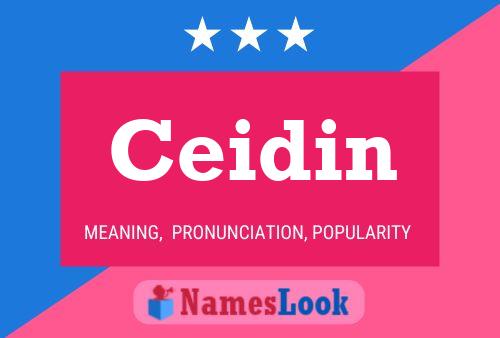 Ceidin Name Poster