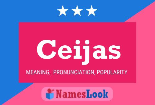 Ceijas Name Poster