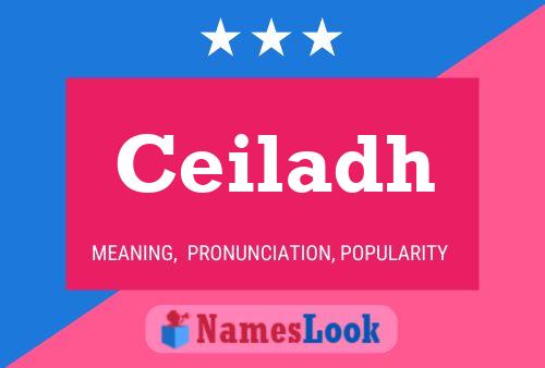 Ceiladh Name Poster