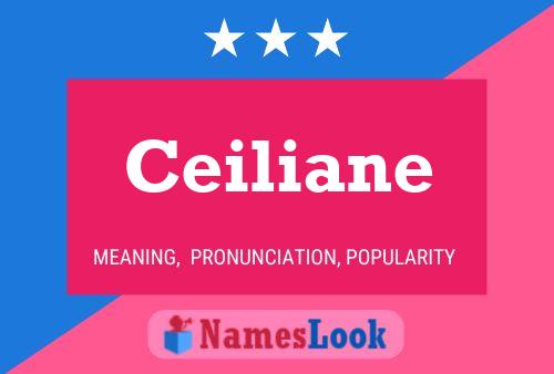 Ceiliane Name Poster