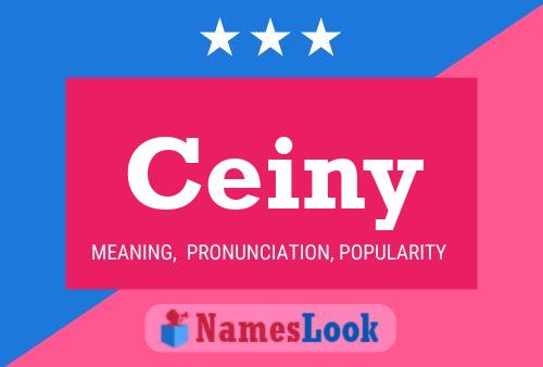 Ceiny Name Poster