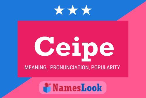 Ceipe Name Poster