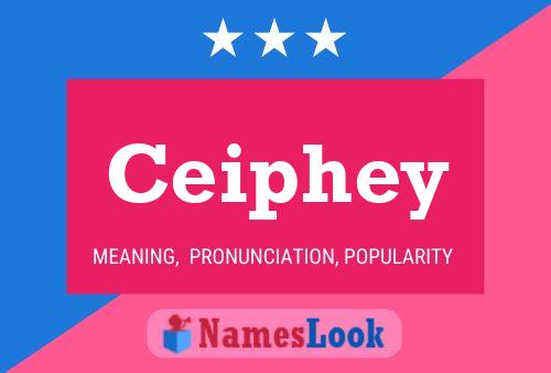 Ceiphey Name Poster