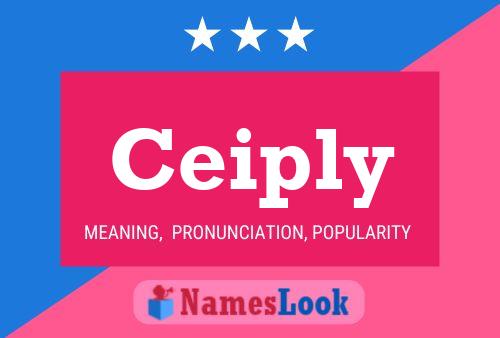 Ceiply Name Poster