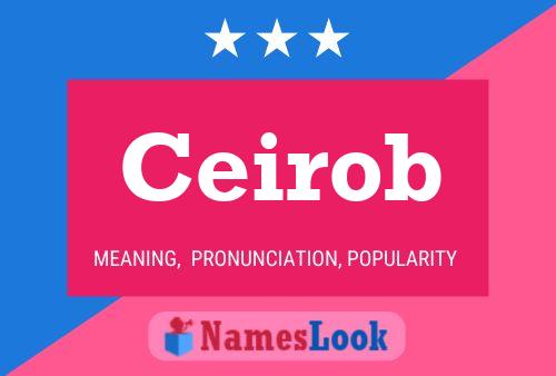 Ceirob Name Poster