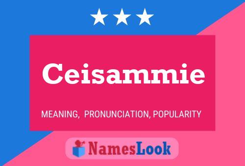 Ceisammie Name Poster