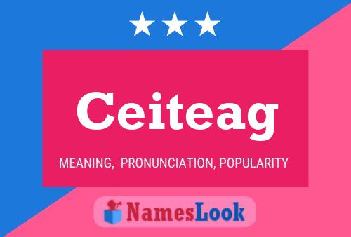 Ceiteag Name Poster