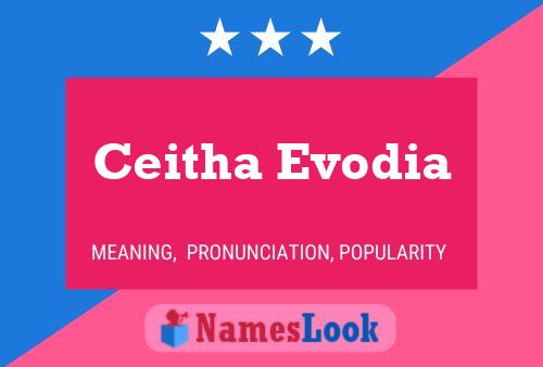 Ceitha Evodia Name Poster