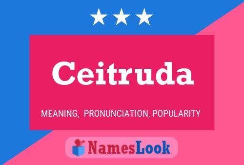 Ceitruda Name Poster