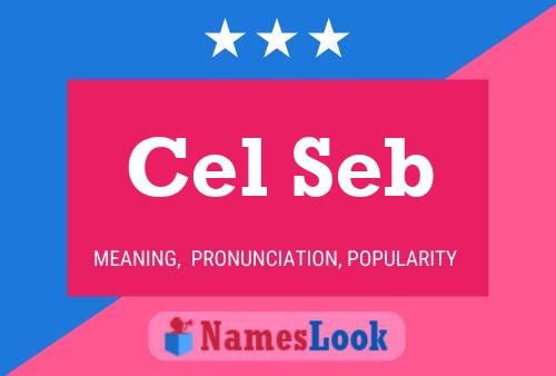 Cel Seb Name Poster