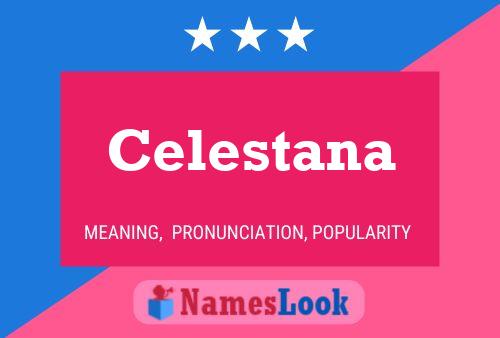 Celestana Name Poster