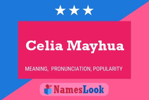 Celia Mayhua Name Poster