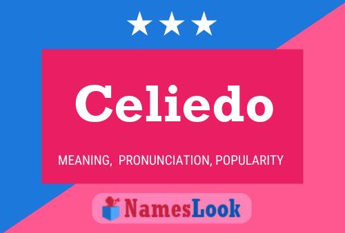 Celiedo Name Poster