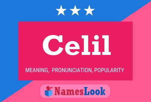 Celil Name Poster