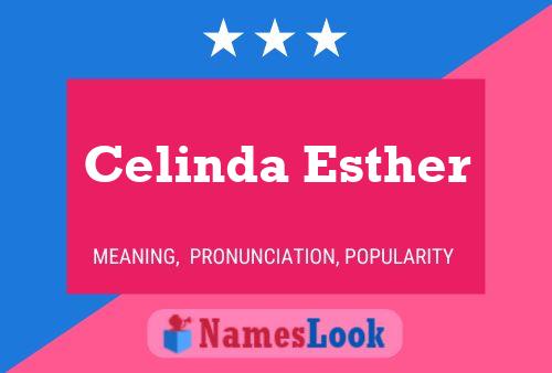 Celinda Esther Name Poster