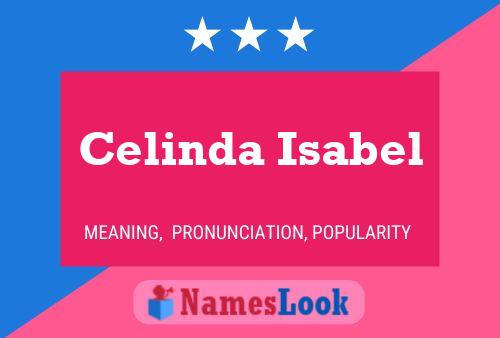 Celinda Isabel Name Poster