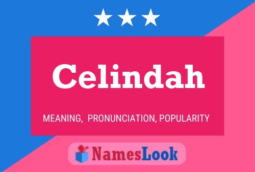 Celindah Name Poster