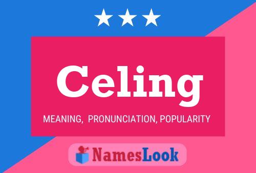 Celing Name Poster