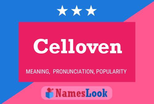 Celloven Name Poster