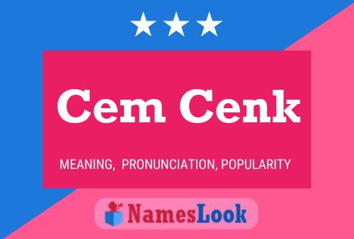 Cem Cenk Name Poster