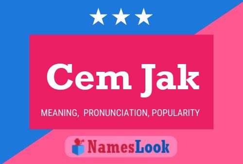 Cem Jak Name Poster