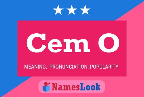 Cem O Name Poster