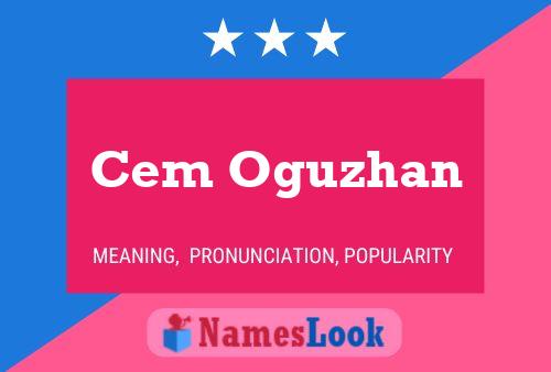 Cem Oguzhan Name Poster