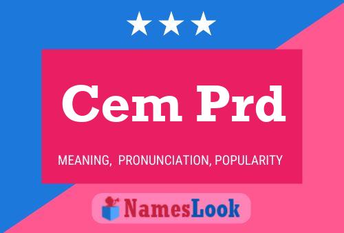 Cem Prd Name Poster