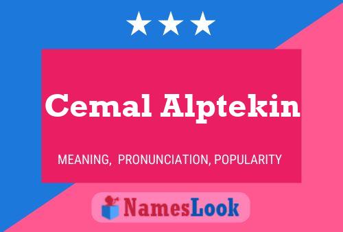 Cemal Alptekin Name Poster