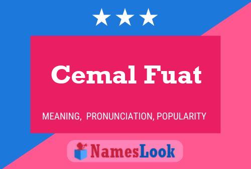 Cemal Fuat Name Poster