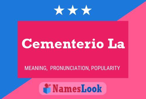 Cementerio La Name Poster