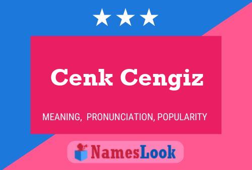 Cenk Cengiz Name Poster