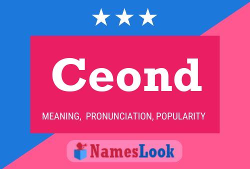 Ceond Name Poster