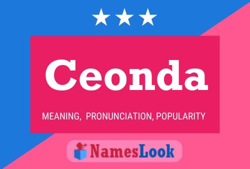 Ceonda Name Poster