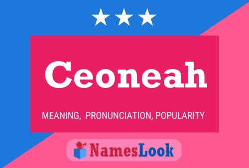 Ceoneah Name Poster