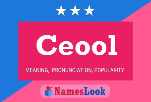 Ceool Name Poster