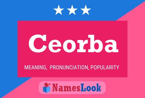 Ceorba Name Poster