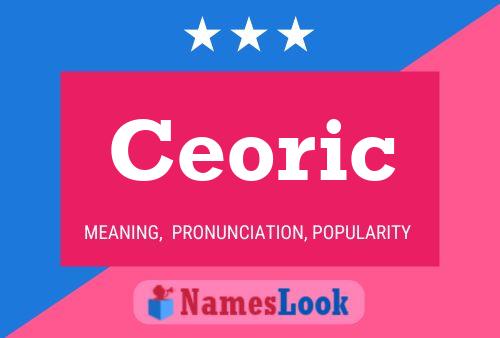 Ceoric Name Poster