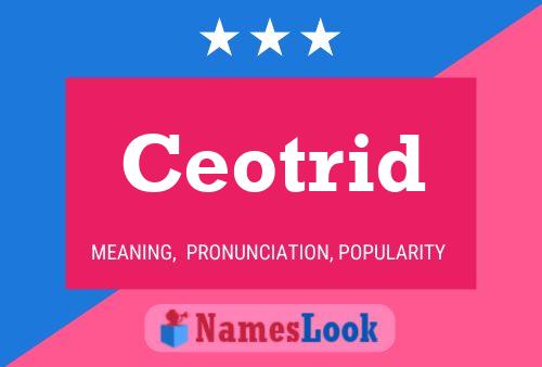 Ceotrid Name Poster