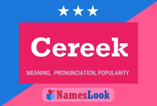 Cereek Name Poster