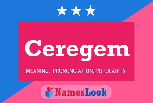 Ceregem Name Poster