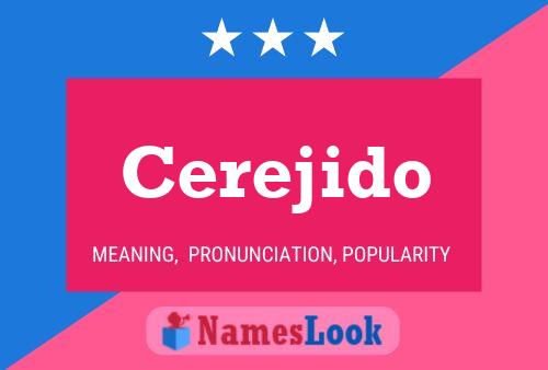 Cerejido Name Poster