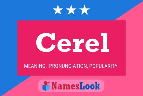 Cerel Name Poster