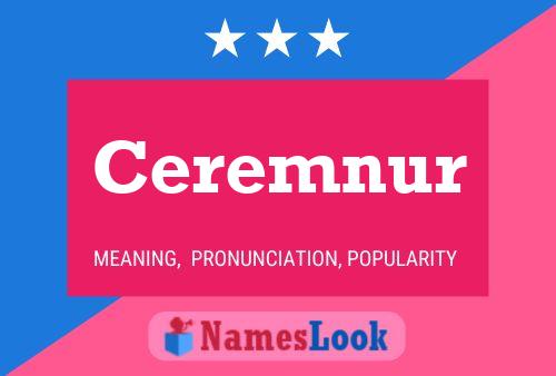 Ceremnur Name Poster