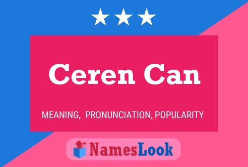 Ceren Can Name Poster