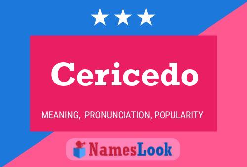 Cericedo Name Poster