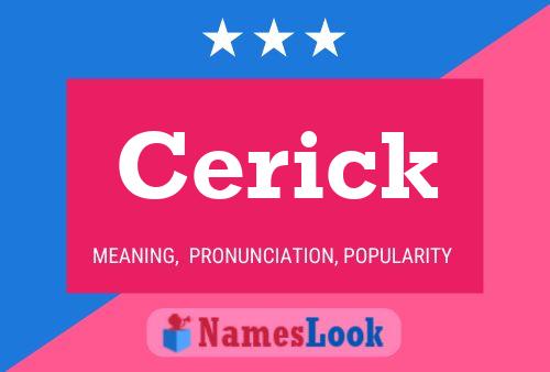 Cerick Name Poster